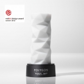 Белый 3D мастурбатор POLYGON - Tenga - в Рубцовске купить с доставкой