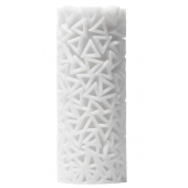 Белый 3D мастурбатор PILE - Tenga - в Рубцовске купить с доставкой