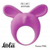 Фиолетовое эрекционное кольцо Fennec Phil - Lola Games - в Рубцовске купить с доставкой
