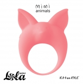 Оранжевое эрекционное кольцо Kitten Kyle - Lola Games - в Рубцовске купить с доставкой