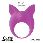 Фиолетовое эрекционное кольцо Kitten Kyle - Lola Games - в Рубцовске купить с доставкой