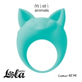 Зеленое эрекционное кольцо Lemur Remi - Lola Games - в Рубцовске купить с доставкой