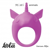 Фиолетовое эрекционное кольцо Unicorn Alfie - Lola Games - в Рубцовске купить с доставкой