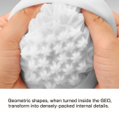 Белый мастурбатор Tenga Geo Coral - Tenga - в Рубцовске купить с доставкой