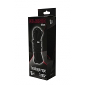 Черная веревка для шибари DELUXE BONDAGE ROPE - 5 м. - Dream Toys - купить с доставкой в Рубцовске