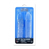 Комплект из 2 прозрачных насадок на пенис PENIS EXTENDER PACK - Dream Toys - в Рубцовске купить с доставкой