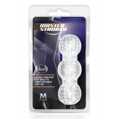 Прозрачный фигурный мастурбатор Master Stroker - Blush Novelties - в Рубцовске купить с доставкой