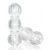 Прозрачный фигурный мастурбатор Master Stroker - Blush Novelties - в Рубцовске купить с доставкой