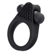 Черное эрекционное виброкольцо Brid с шипиками - A-toys - в Рубцовске купить с доставкой