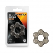 Дымчатое эрекционное кольцо Stay Hard Thick Bead Cock Ring - Blush Novelties - в Рубцовске купить с доставкой