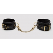 Черные оковы на ноги Bound to You Faux Leather Ankle Cuffs - Fifty Shades of Grey - купить с доставкой в Рубцовске