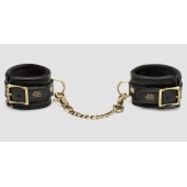 Черные наручники Bound to You Faux Leather Wrist Cuffs - Fifty Shades of Grey - купить с доставкой в Рубцовске