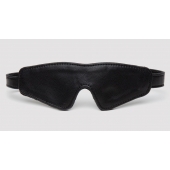 Черная плотная маска на глаза Bound to You Faux Leather Blindfold - Fifty Shades of Grey - купить с доставкой в Рубцовске