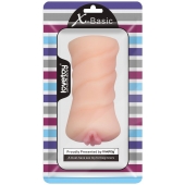Телесный мастурбатор-вагина X-Basic Pocket Pussy без вибрации - Lovetoy - в Рубцовске купить с доставкой