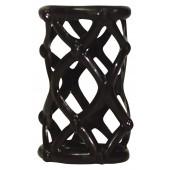 Чёрная насадка-сетка на пенис Orgasmus Wunder - Orion - в Рубцовске купить с доставкой