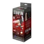 Вибрострапон Woman Midi с вагинальной пробкой - 22 см. - LOVETOY (А-Полимер) - купить с доставкой в Рубцовске