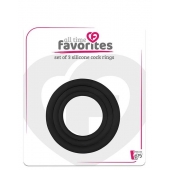 Набор из 3 эрекционных колец SILICONE COCKRINGS - Dream Toys - в Рубцовске купить с доставкой