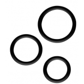Набор из 3 эрекционных колец SILICONE COCKRINGS - Dream Toys - в Рубцовске купить с доставкой