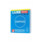 Текстурированные презервативы LUXE Royal Exotica - 3 шт. - Luxe - купить с доставкой в Рубцовске