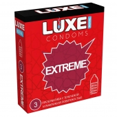 Текстурированные презервативы LUXE Royal Extreme - 3 шт. - Luxe - купить с доставкой в Рубцовске