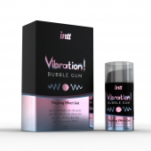 Жидкий интимный гель с эффектом вибрации Vibration! Bubble Gum - 15 мл. - INTT - купить с доставкой в Рубцовске