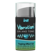 Жидкий интимный гель с эффектом вибрации Vibration! Gin   Tonic - 15 мл. - INTT - купить с доставкой в Рубцовске