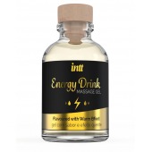 Массажный гель с согревающим эффектом Energy Drink - 30 мл. - INTT - купить с доставкой в Рубцовске