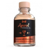 Массажный гель с согревающим эффектом Aperol - 30 мл. - INTT - купить с доставкой в Рубцовске