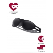 Черная плотная силиконовая маска - ToyFa - купить с доставкой в Рубцовске