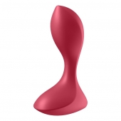 Красный вибромассажёр простаты Satisfyer Backdoor Lover - 14 см. - Satisfyer - в Рубцовске купить с доставкой