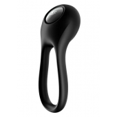 Черное эрекционное виброкольцо Majestic Duo - Satisfyer - в Рубцовске купить с доставкой