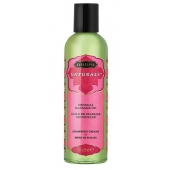 Массажное масло Naturals Strawberry Dreams с ароматом клубники - 59 мл. - Kama Sutra - купить с доставкой в Рубцовске