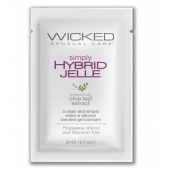 Гель-лубрикант на водно-силиконовой основе Simply Hybrid Jelle - 3 мл. - Wicked - купить с доставкой в Рубцовске