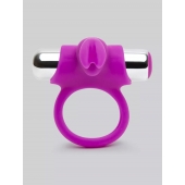 Лиловое виброкольцо с пультом ДУ Remote Control Cock Ring - Happy Rabbit - в Рубцовске купить с доставкой