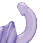 Фиолетовый безремневой страпон Strapless Strap-On - Lux Fetish - купить с доставкой в Рубцовске