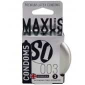 Экстремально тонкие презервативы в железном кейсе MAXUS Extreme Thin - 3 шт. - Maxus - купить с доставкой в Рубцовске