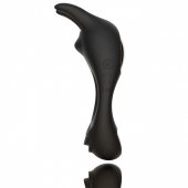 Черное эрекционное кольцо с двумя моторами Zeus Dual Vibe Cock Ring - FeelzToys - в Рубцовске купить с доставкой