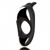 Черное эрекционное кольцо с двумя моторами Zeus Dual Vibe Cock Ring - FeelzToys - в Рубцовске купить с доставкой