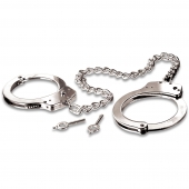 Металлические наручники Metal Leg Cuffs - Pipedream - купить с доставкой в Рубцовске