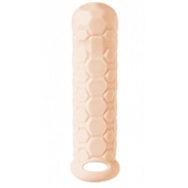 Телесный фаллоудлинитель Homme Long - 15,5 см. - Lola Games - в Рубцовске купить с доставкой