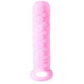 Розовый фаллоудлинитель Homme Long - 13,5 см. - Lola Games - в Рубцовске купить с доставкой