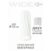 Белый фаллоудлинитель Homme Wide - 11 см. - Lola Games - в Рубцовске купить с доставкой