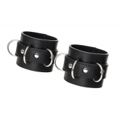 Черные наручники Anonymo на сцепке - ToyFa - купить с доставкой в Рубцовске