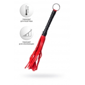 Красно-черный флоггер Anonymo - 28 см. - ToyFa - купить с доставкой в Рубцовске