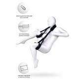 Черные кожаные стропы для фиксации Anonymo - ToyFa - купить с доставкой в Рубцовске