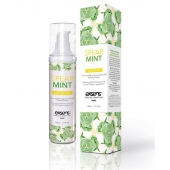 Разогревающее массажное масло Gourmet Spearmint Organic с органическими ингредиентами - 50 мл. - Exsens - купить с доставкой в Рубцовске