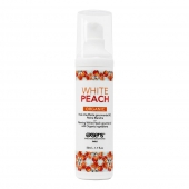 Разогревающее массажное масло Gourmet White Peach Organic с органическими ингредиентами - 50 мл. - Exsens - купить с доставкой в Рубцовске
