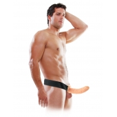 Полый страпон 8  Hollow Strap-On телесного цвета - 19 см. - Pipedream - купить с доставкой в Рубцовске