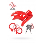 Красный мужской пояс верности из пластика - ToyFa - купить с доставкой в Рубцовске