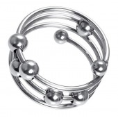 Большое металлическое кольцо под головку пениса - ToyFa - купить с доставкой в Рубцовске